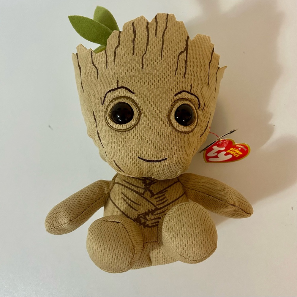 Marvel Ty Beanie Baby Groot Plush Toy